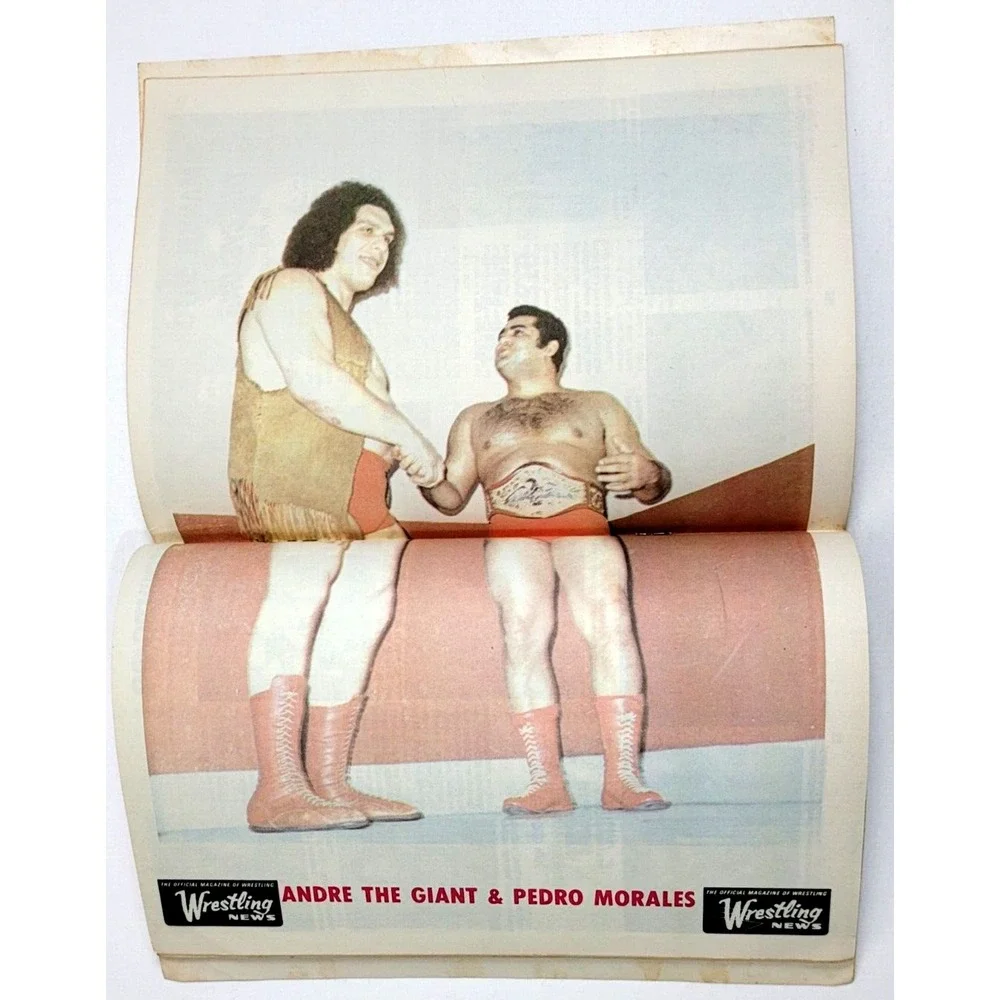 WRESTLING NEWS DEC 1973 - LARRY‎ HENNING / ANDRE THE GIANT / VERNE GAGNE
